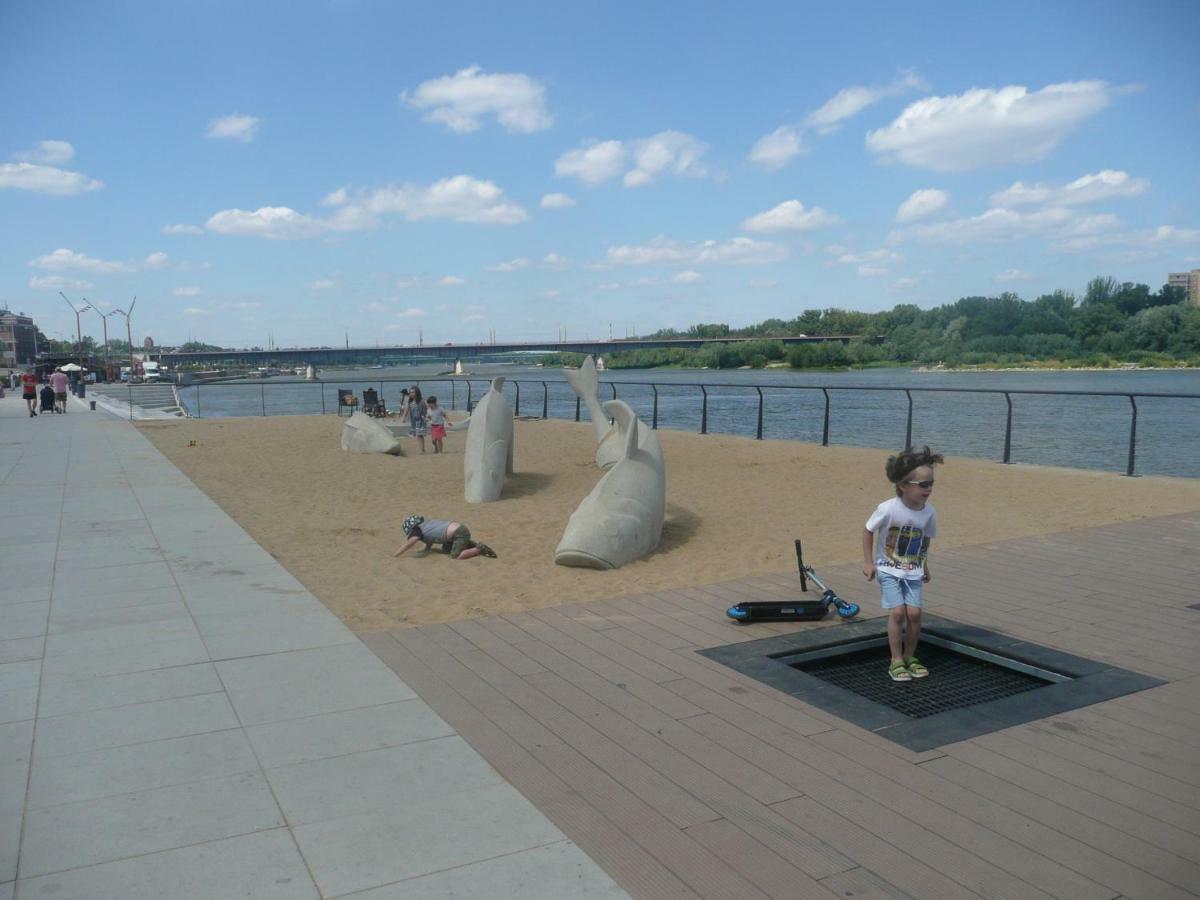 Sunny Wisla River Apartment Warschau Exterior foto